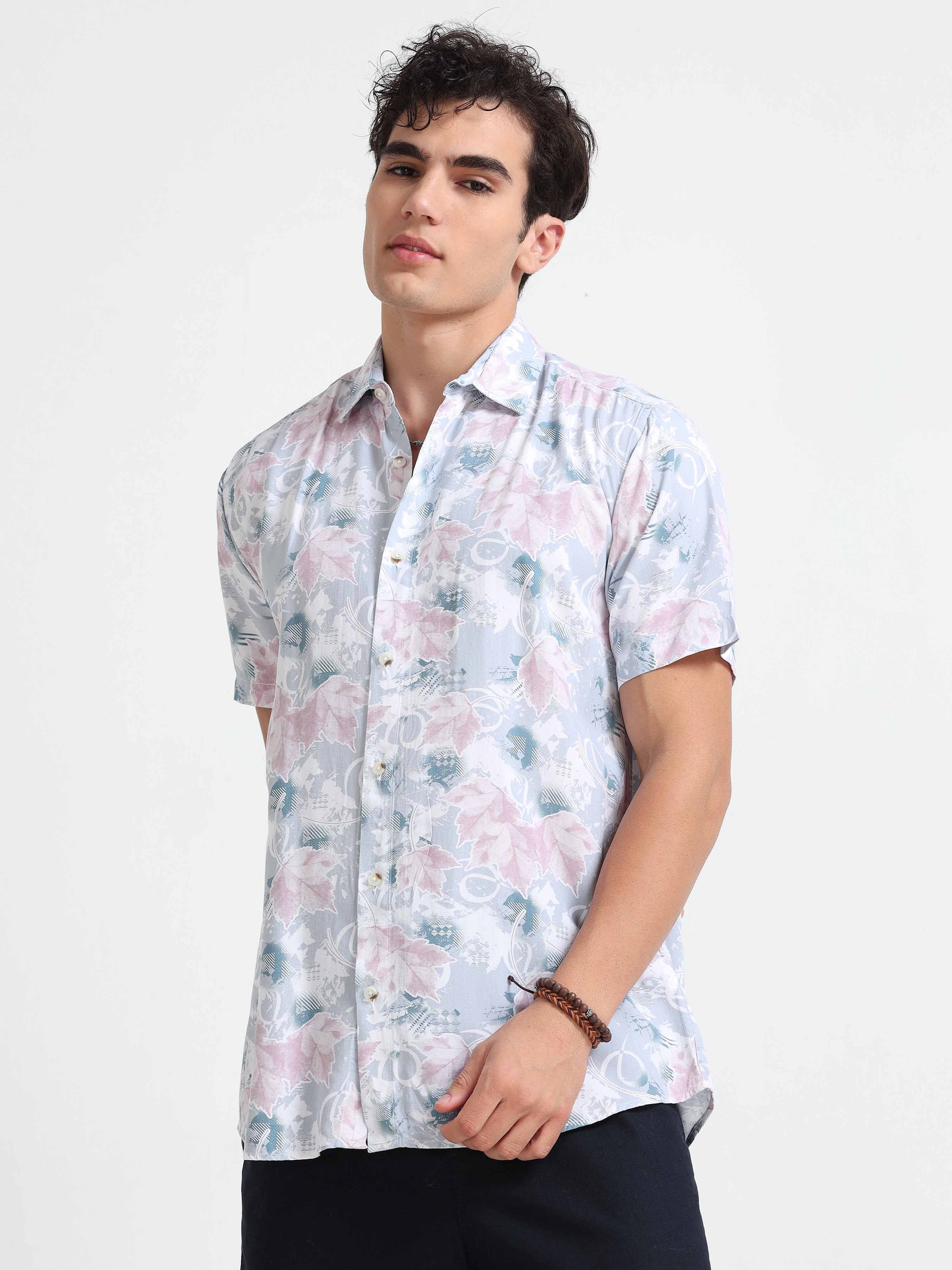 Half Sleeve Printed Shirt for Men 