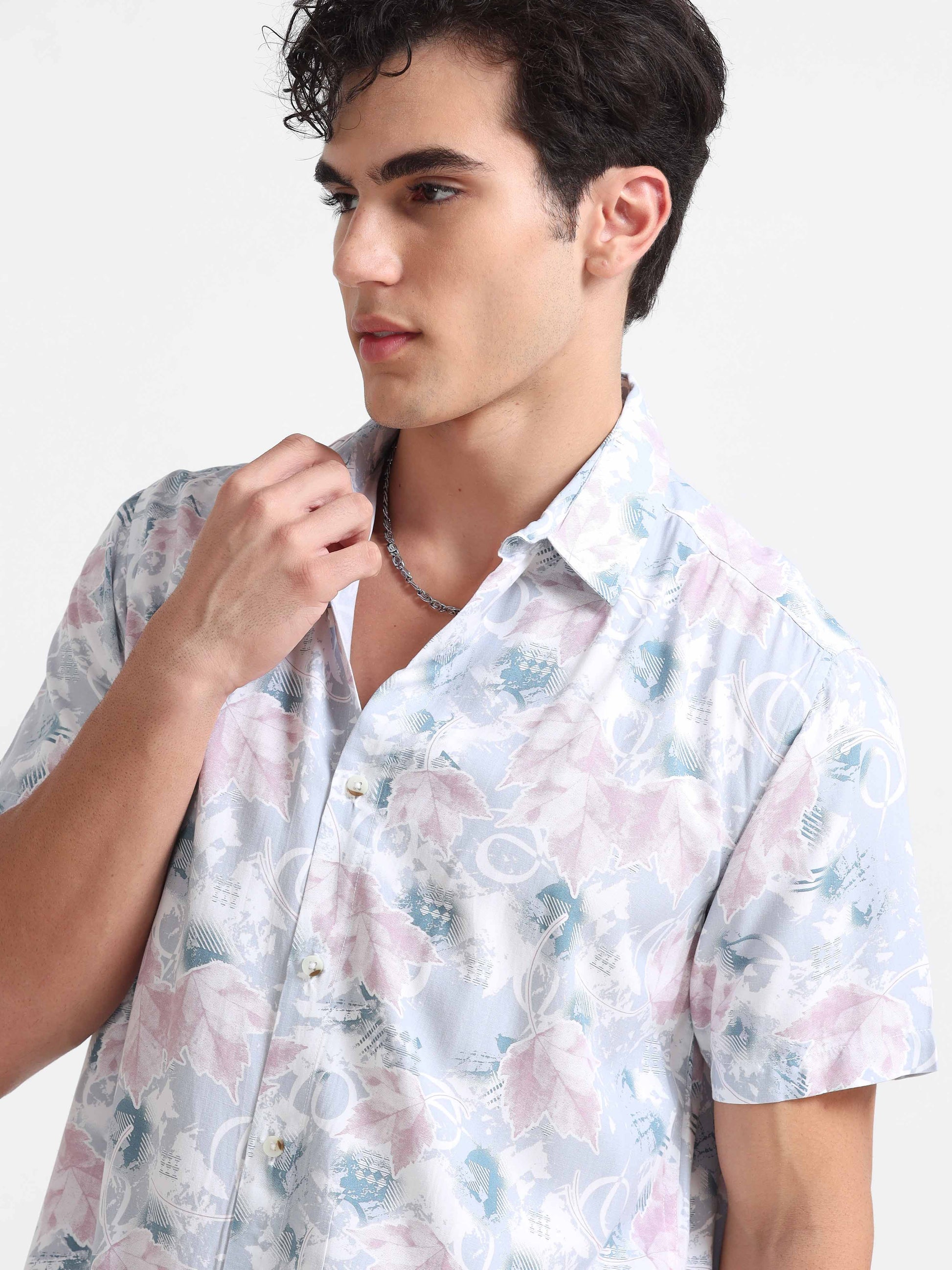 Half Sleeve Printed Shirt for Men 