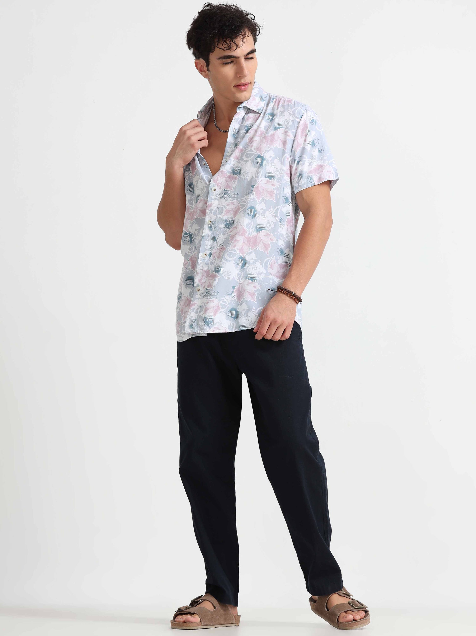 Half Sleeve Printed Shirt for Men 