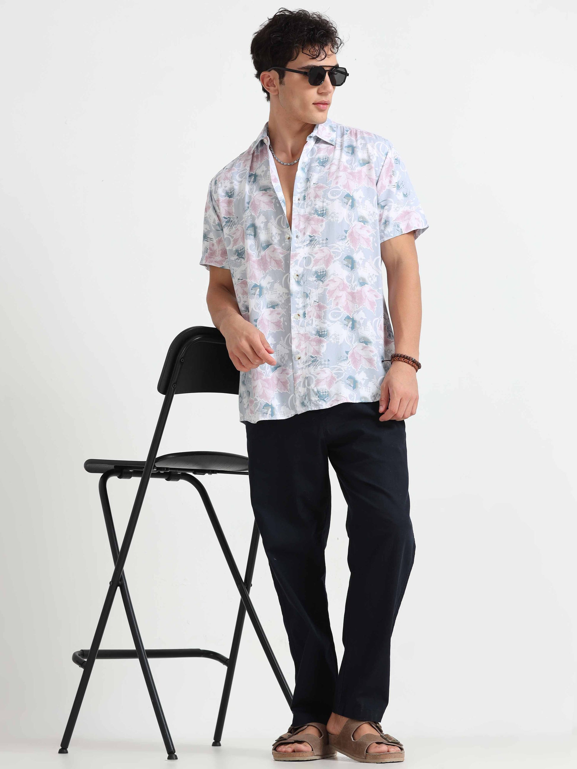 Half Sleeve Printed Shirt for Men 