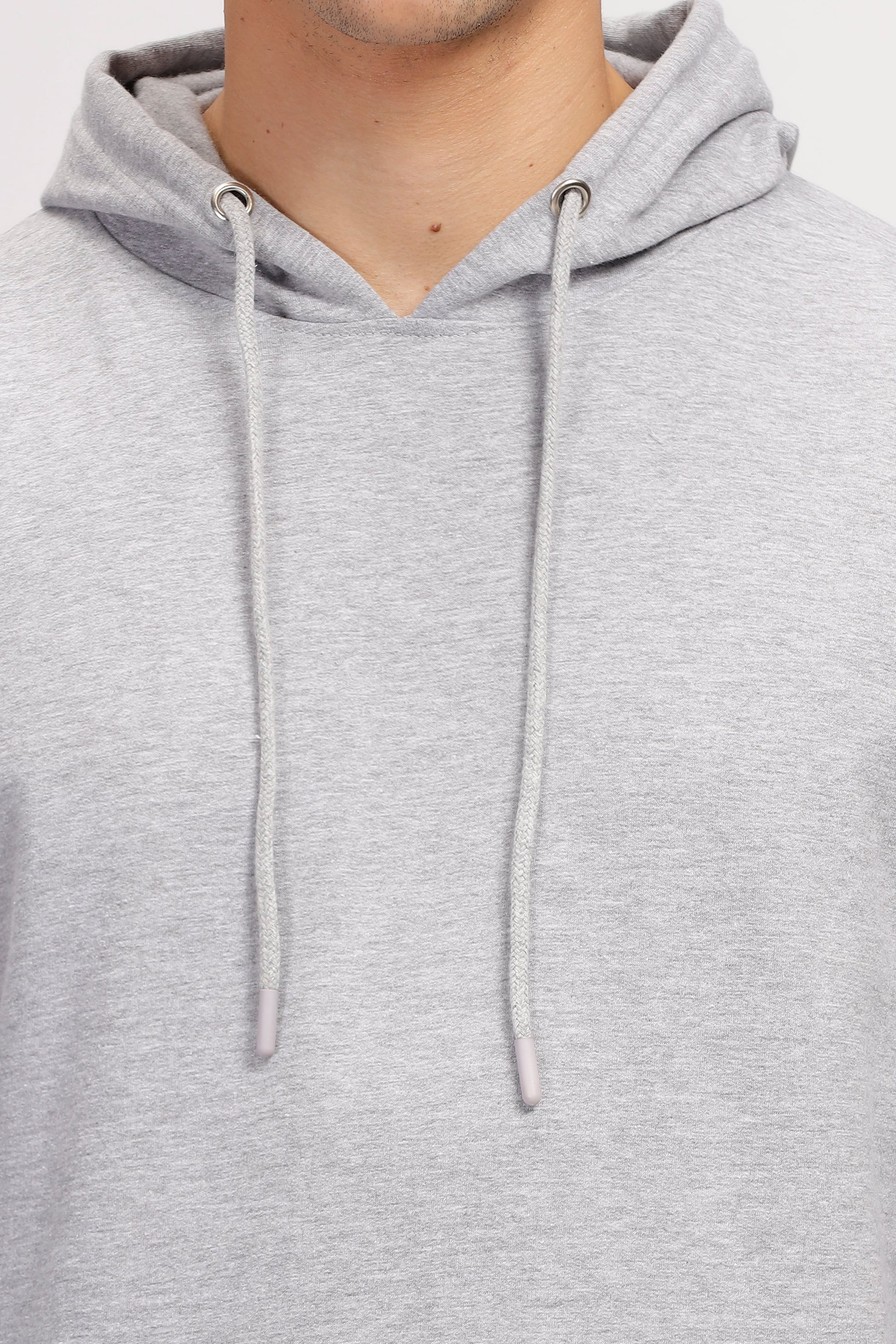 Mens Plain Grey Hoodie