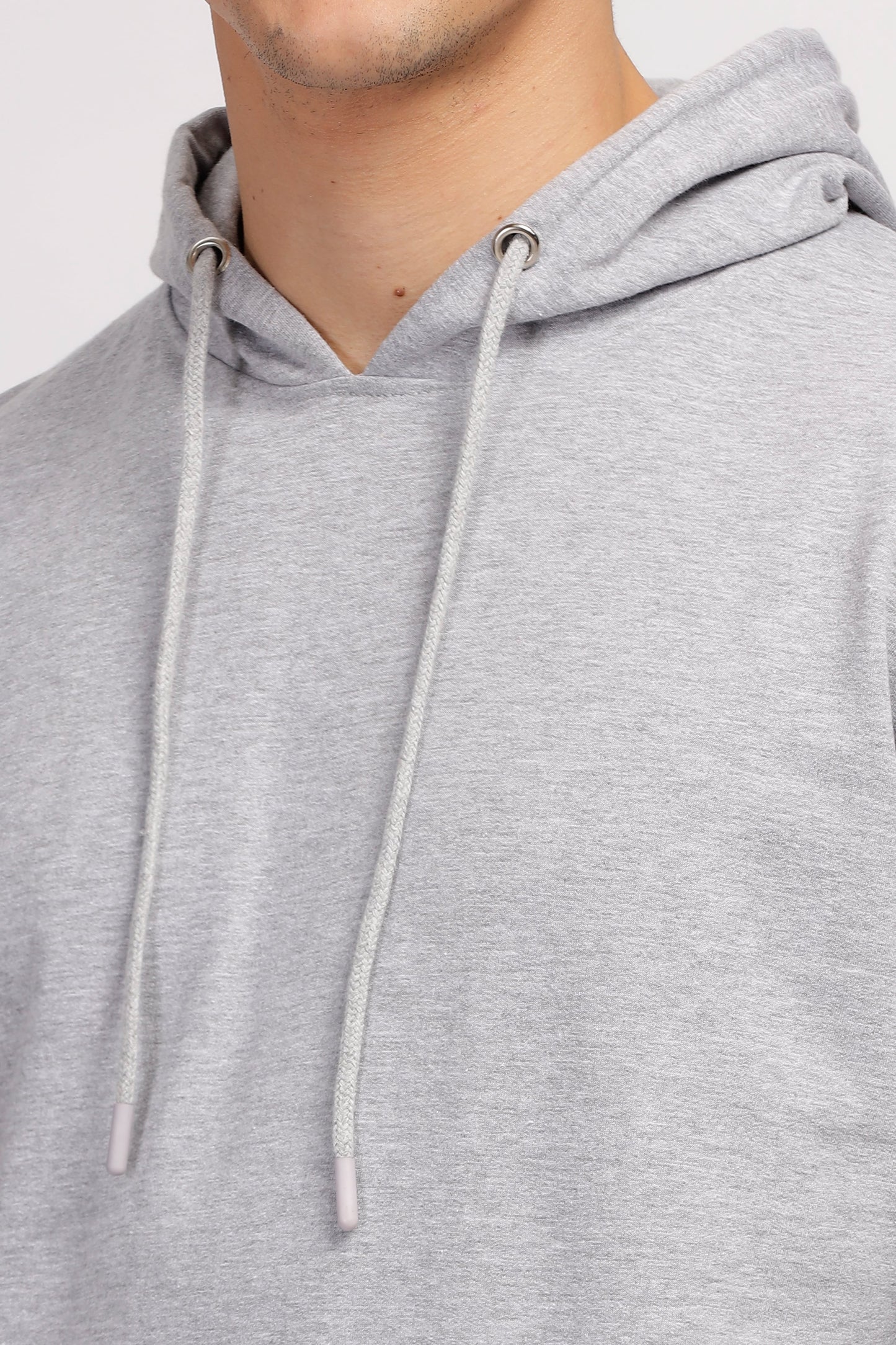 Mens Plain Grey Hoodie