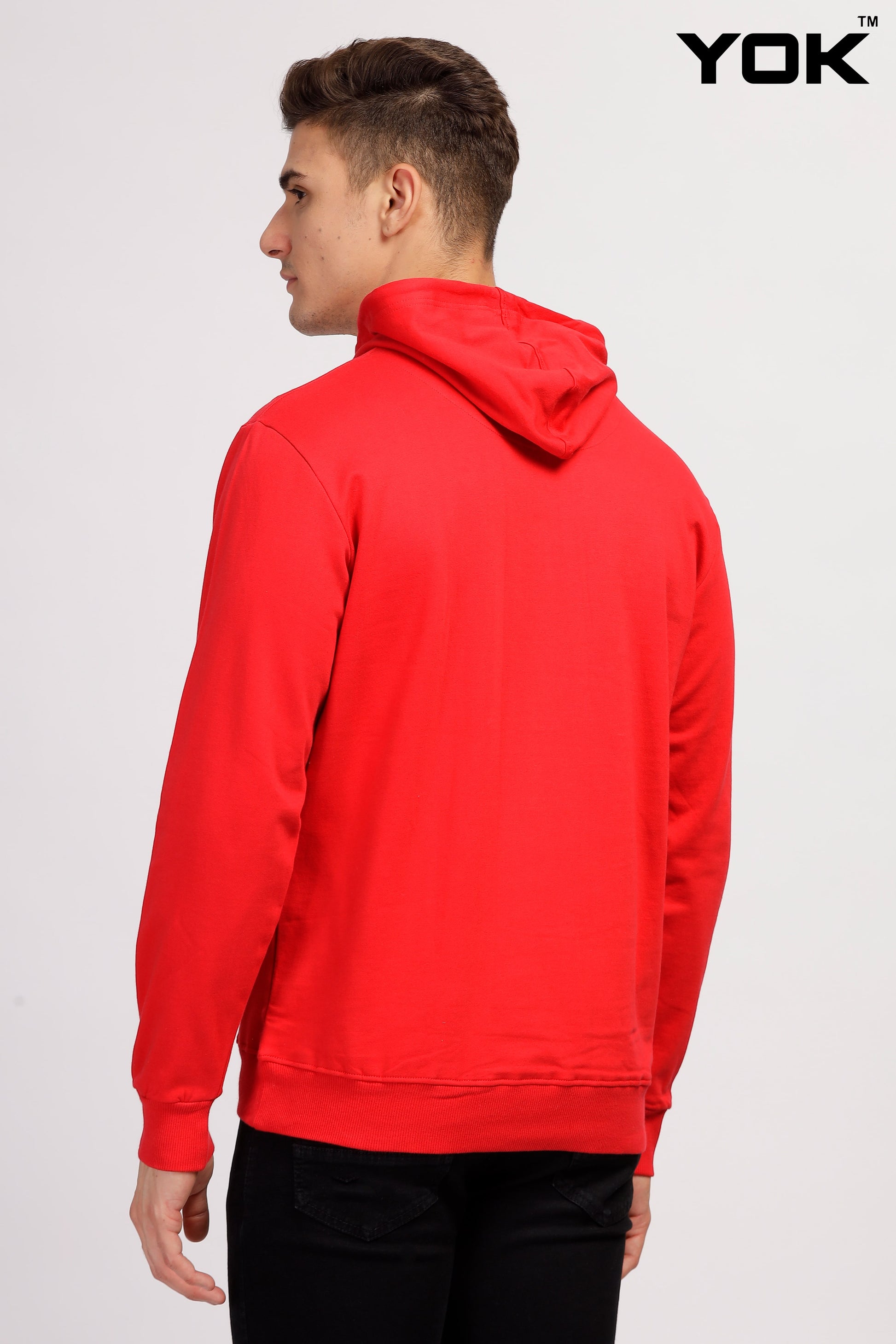 Plain Red Hoodie for Men