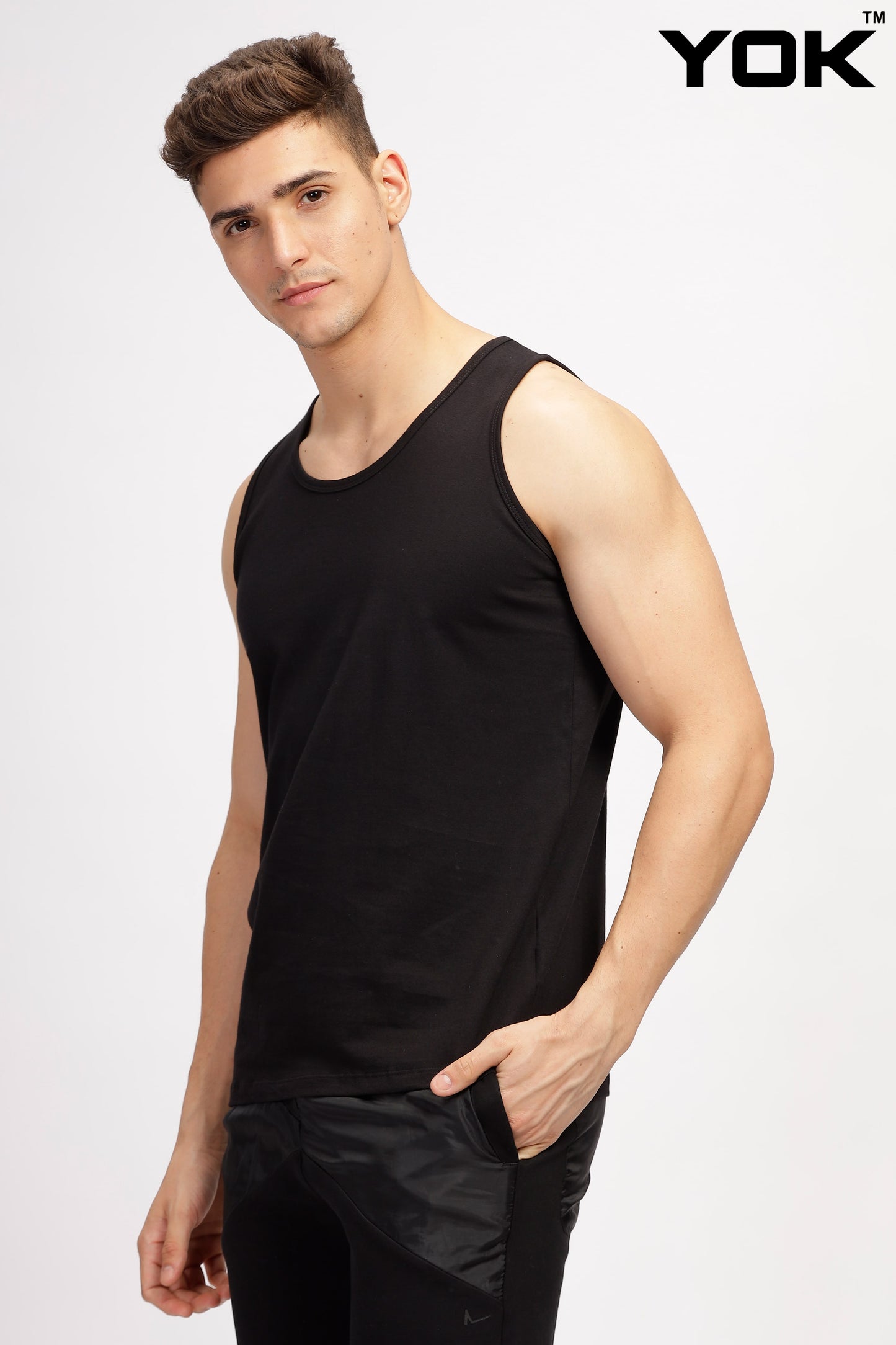 Black Tank Top Mens 