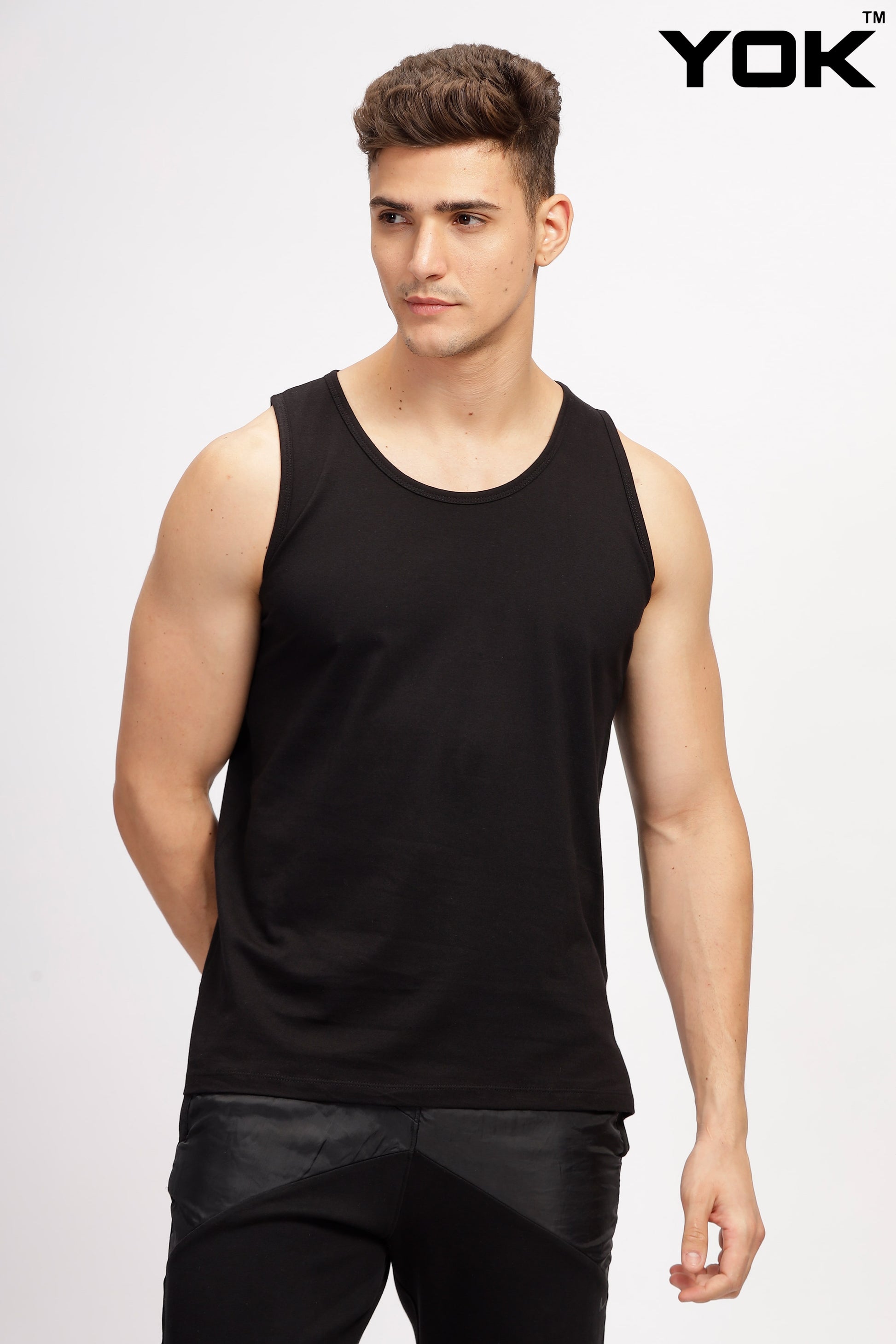 Black Tank Top Mens 