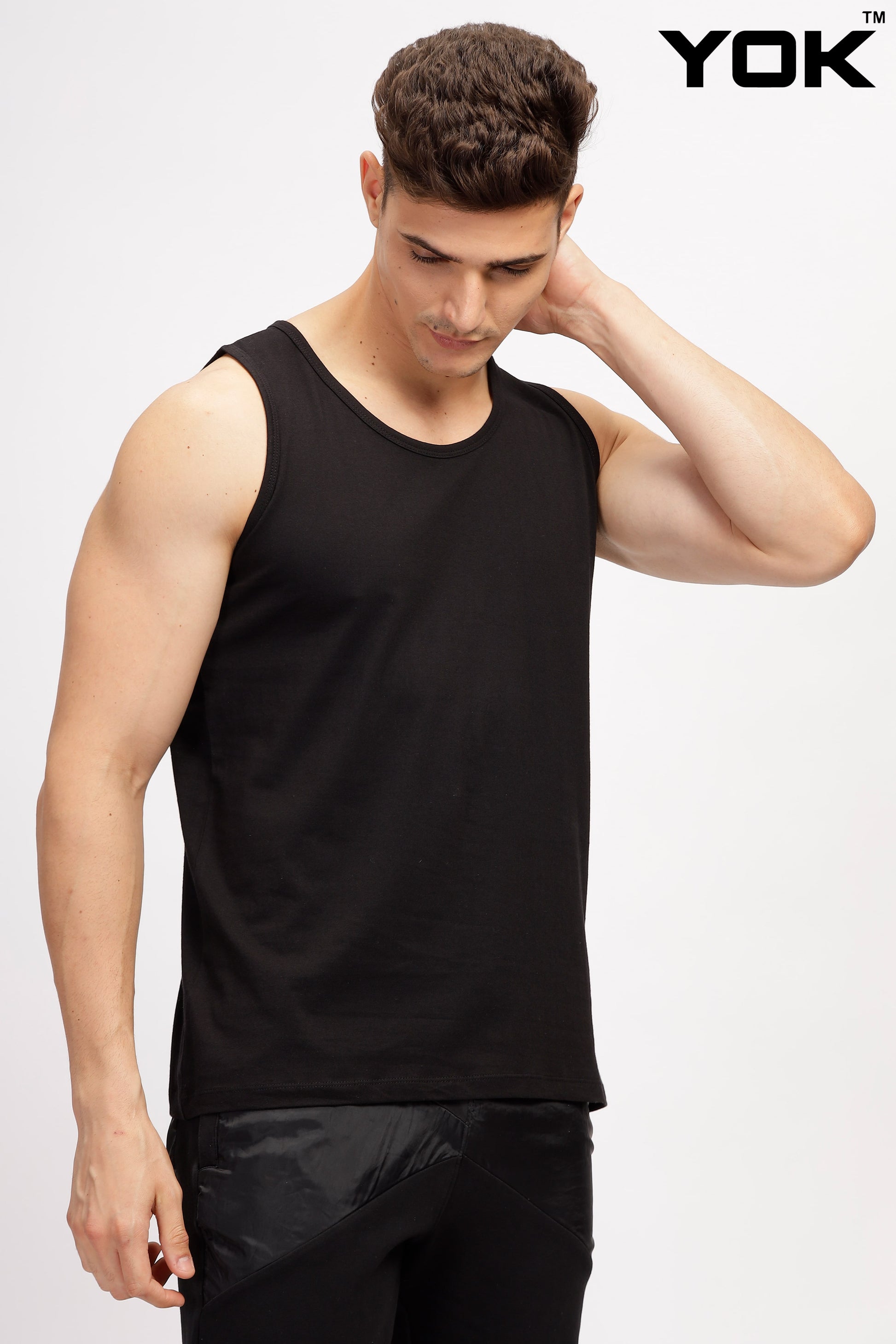 Black Tank Top Mens 